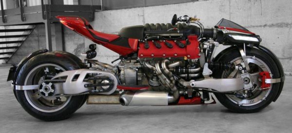 Lazareth LM 847: la súper moto con un motor Maserati de 8 cilindros