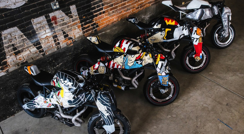 Ronin Art Motorcycles: las exclusivas y coloridas motos de los Samuráis