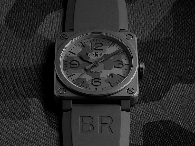 BR03-92 Black Camo, el último reloj de camuflaje de Bell & Ross