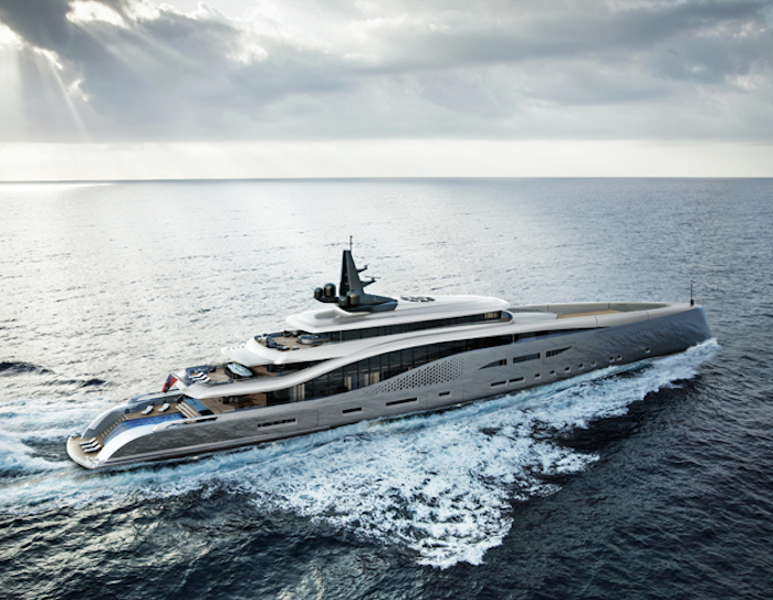 Oceanco Stiletto, un Lujoso Súper Yate de seis cubiertas