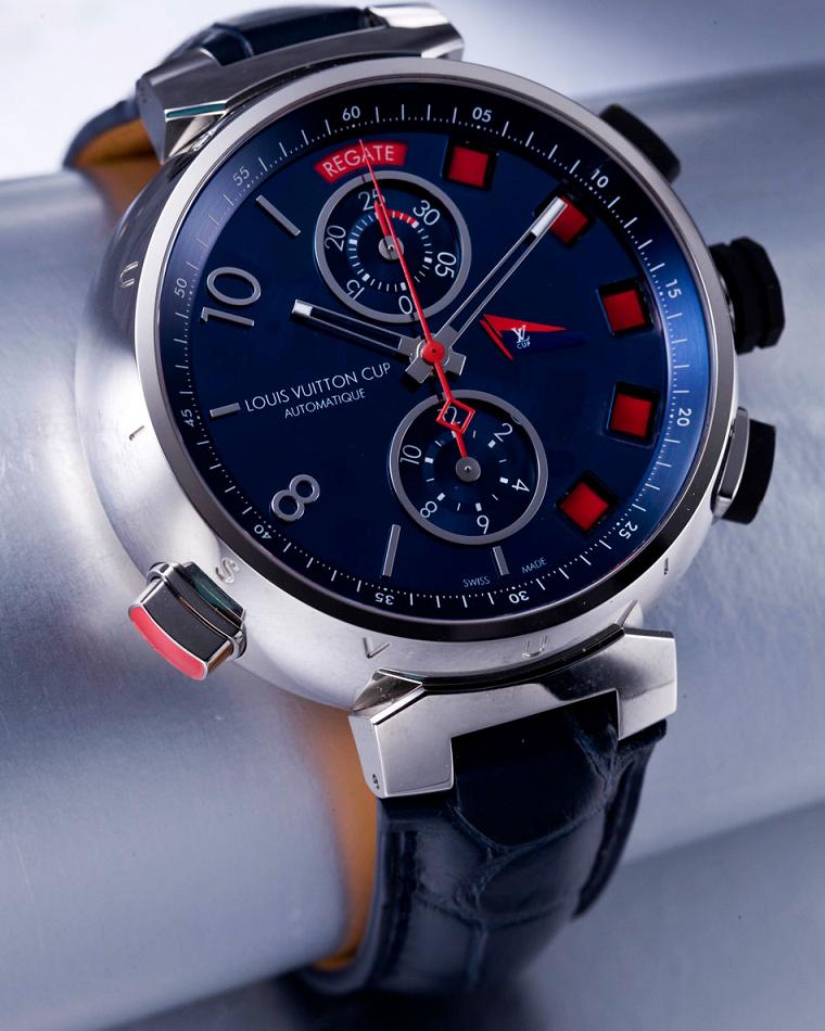Tambour Spin Time Regatta Edición Titanio de Louis Vuitton: uno de los mejores relojes para navegar