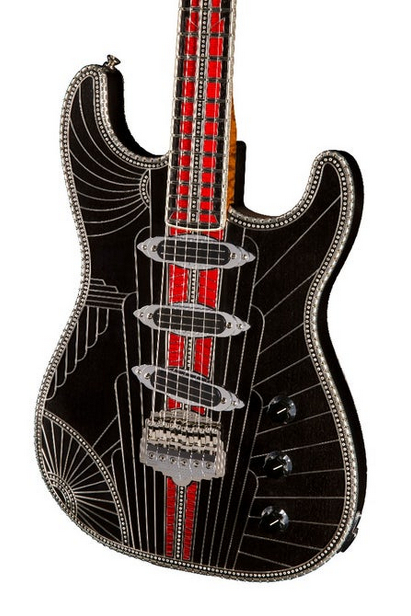 Prestigioso lector extraterrestre Studioliner Stratocaster, la guitarra eléctrica más cara del mundo •  Vayalujo