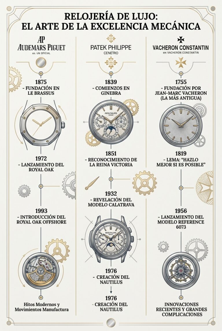 La santísima trinidad de la relojería: Audemars Piguet, Patek Philippe y Vacheron Constantin