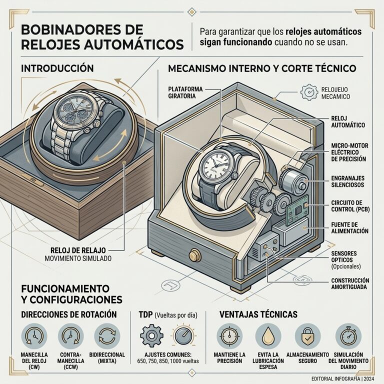 Watch Winder: El guardián secreto de tus relojes automáticos de lujo