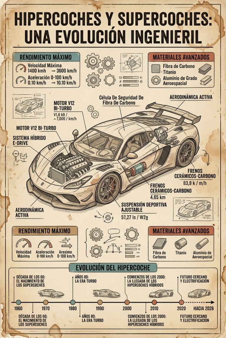 Superdeportivos e hipercoches: La cumbre de la ingeniería automotriz moderna