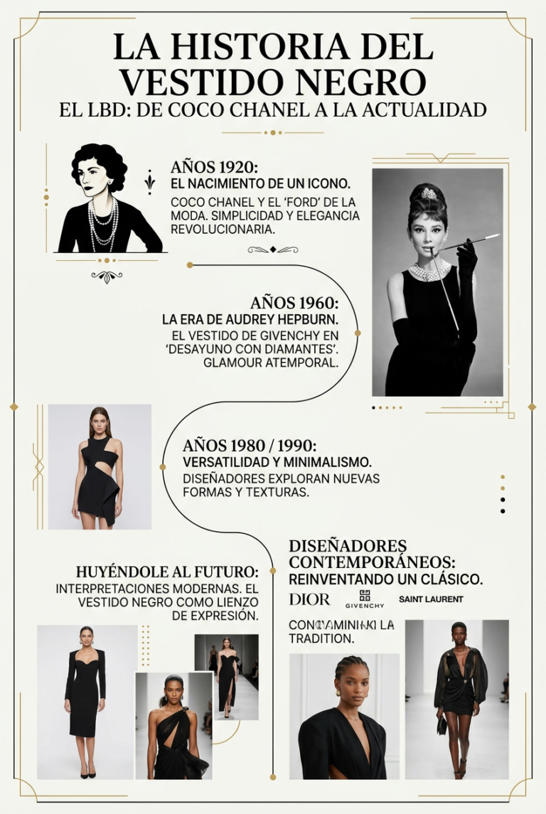 El little black dress: La prenda que transformó la moda femenina para siempre