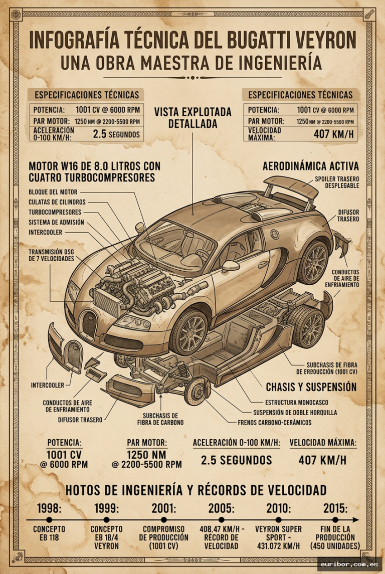 Bugatti veyron: La obra maestra que desafió los límites de la velocidad