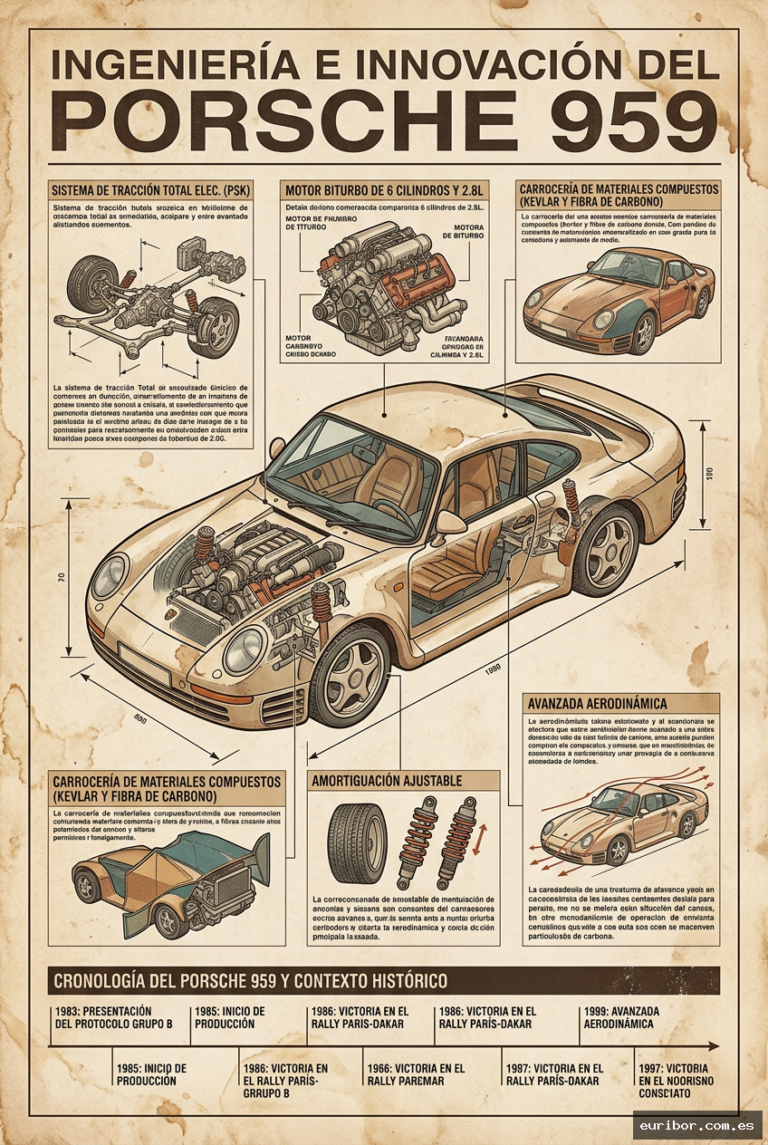 Porsche 959: El superdeportivo que anticipó el futuro de la automoción