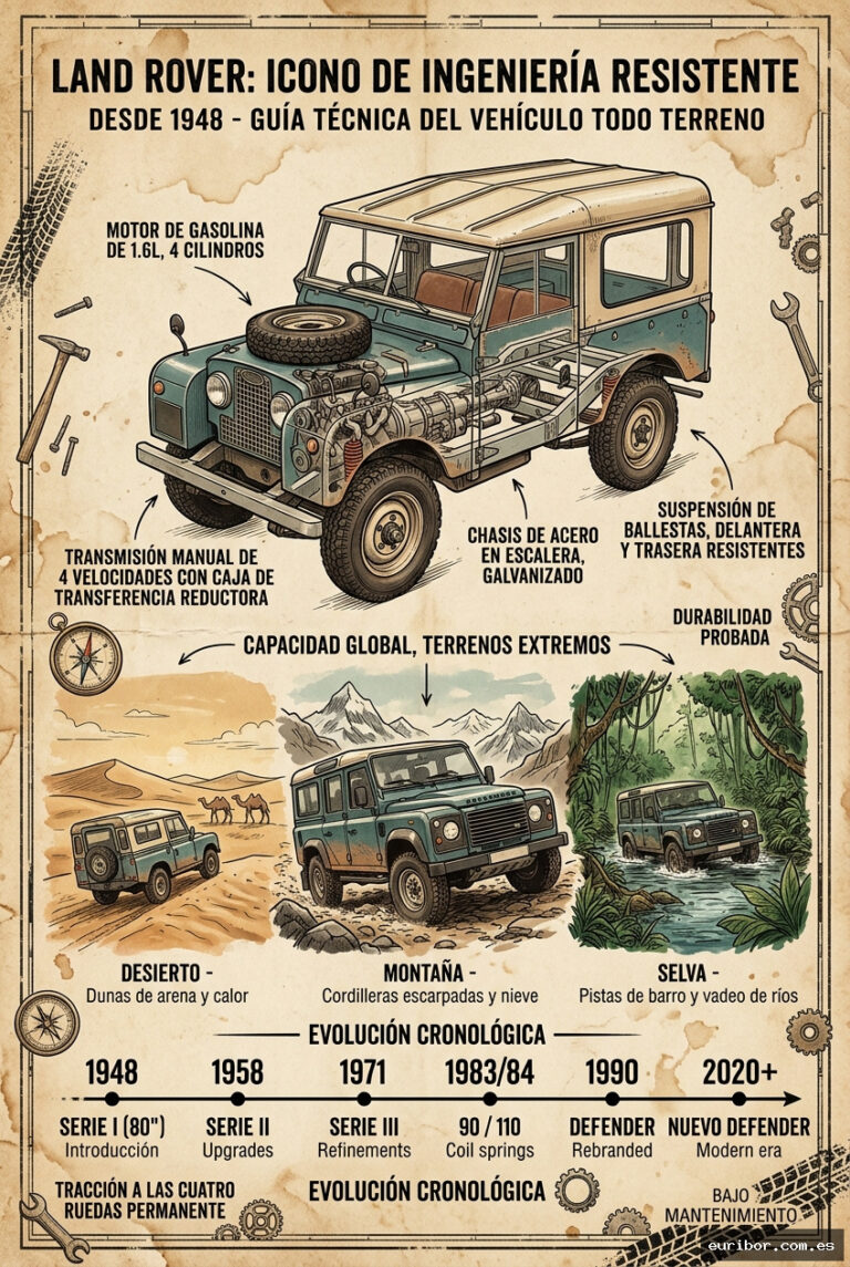 Land rover series i / defender: La leyenda británica que conquistó el mundo