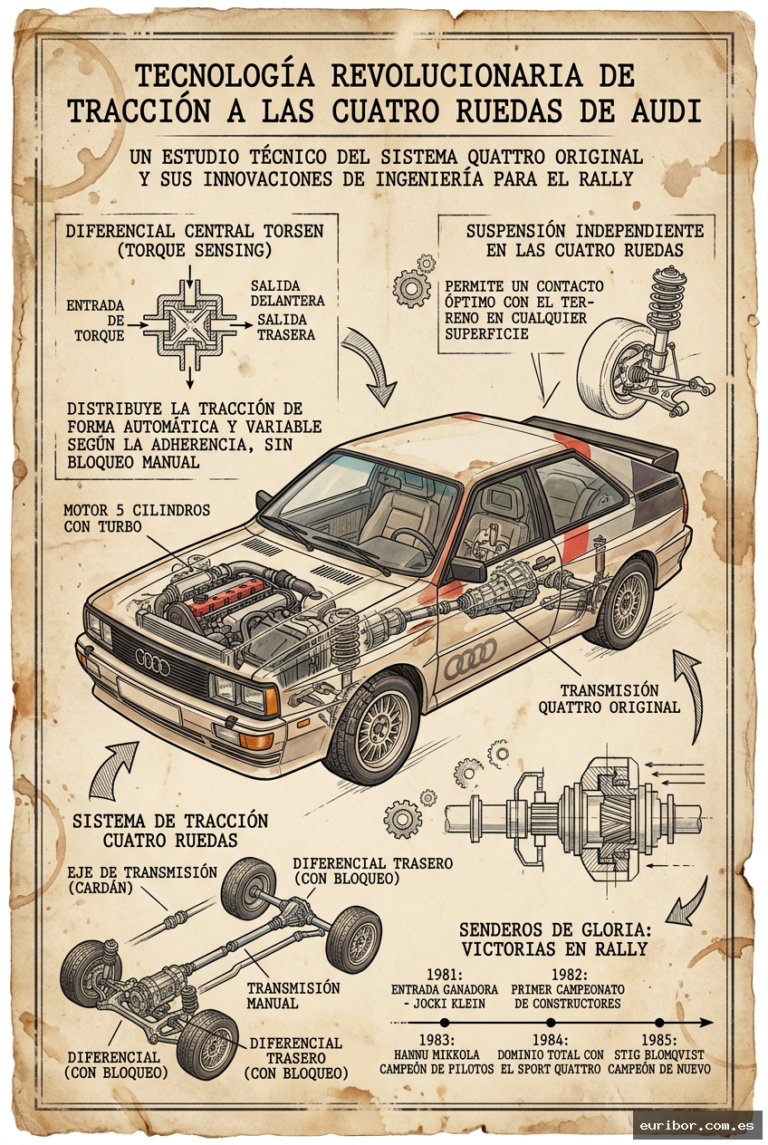 Audi quattro: La revolución total que transformó para siempre el mundo de los rallies