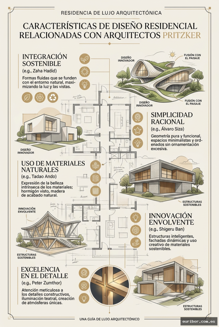 Arquitectos pritzker: Las residencias más exclusivas que puedes comprar