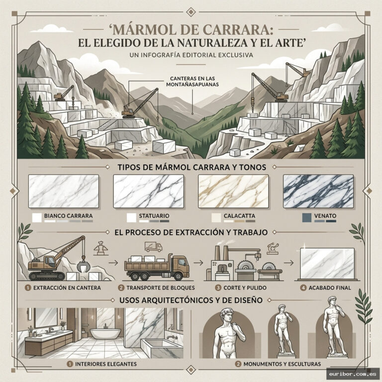 El mármol de carrara: La piedra preciosa de la arquitectura de lujo