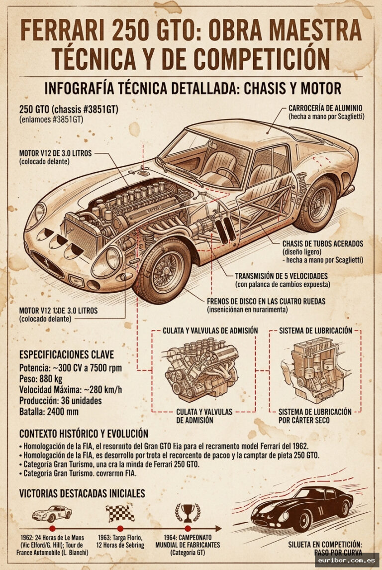 Ferrari 250 gto: El automóvil que definió la perfección del automovilismo clásico