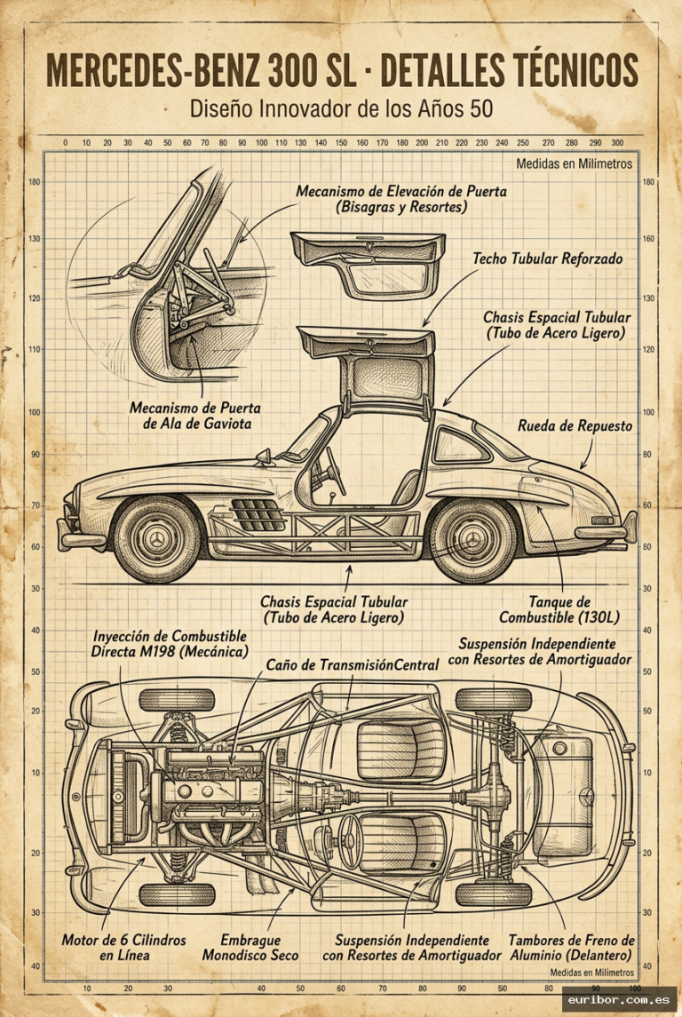 Mercedes-benz 300 sl gullwing: La obra maestra que redefinió el automovilismo de lujo