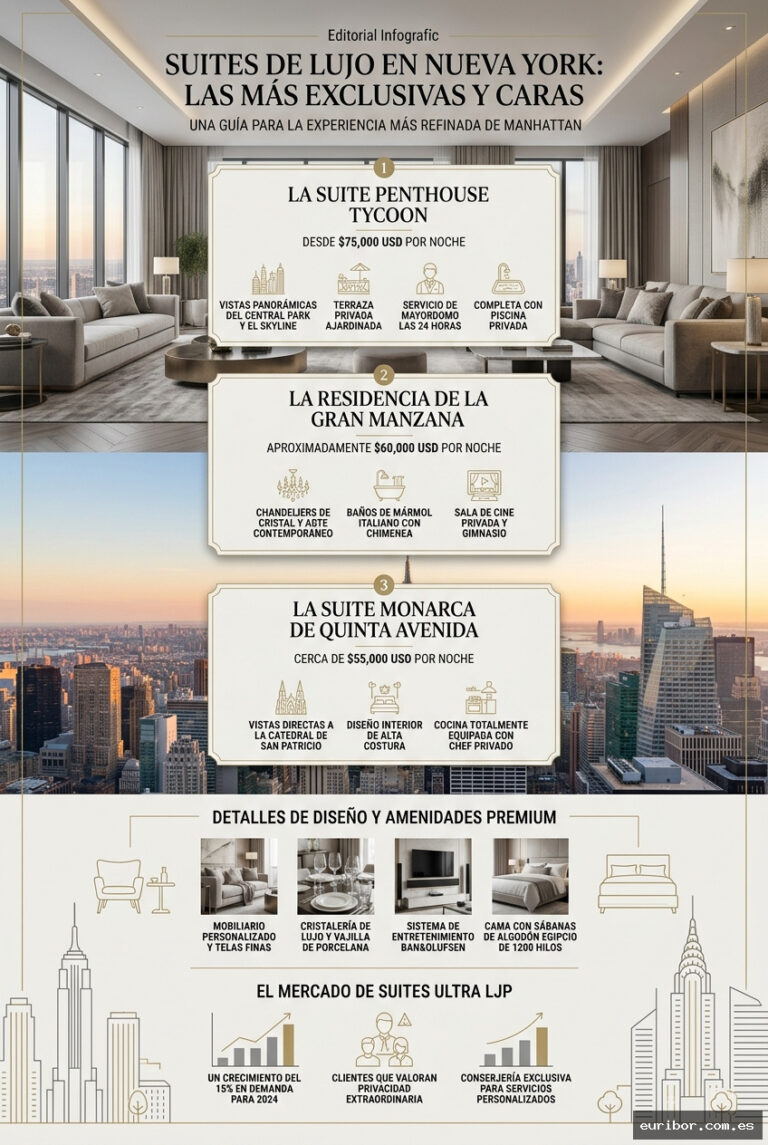 Las suites más caras de nueva york: Un viaje por el lujo absoluto