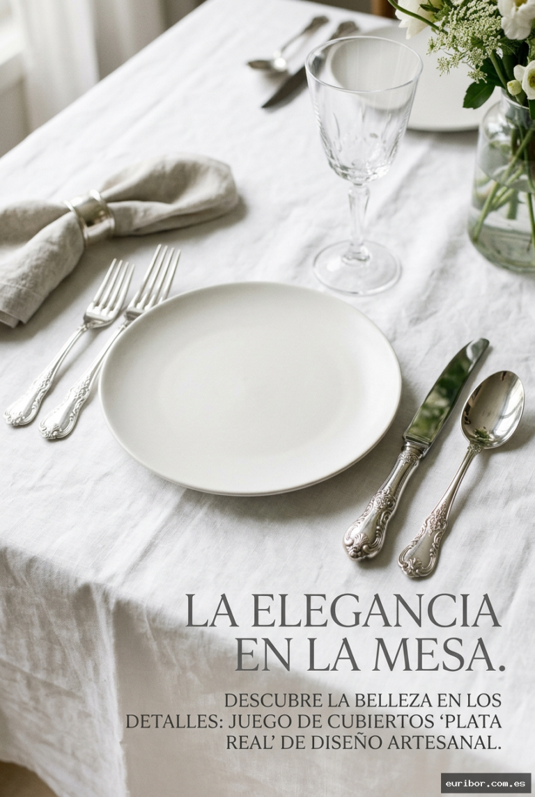 La cubertería de plata: Un manual de protocolo para mesas de alta sociedad