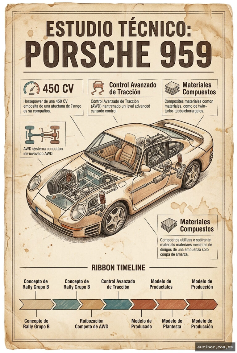 Porsche 959: El superdeportivo que anticipó el futuro de la automoción