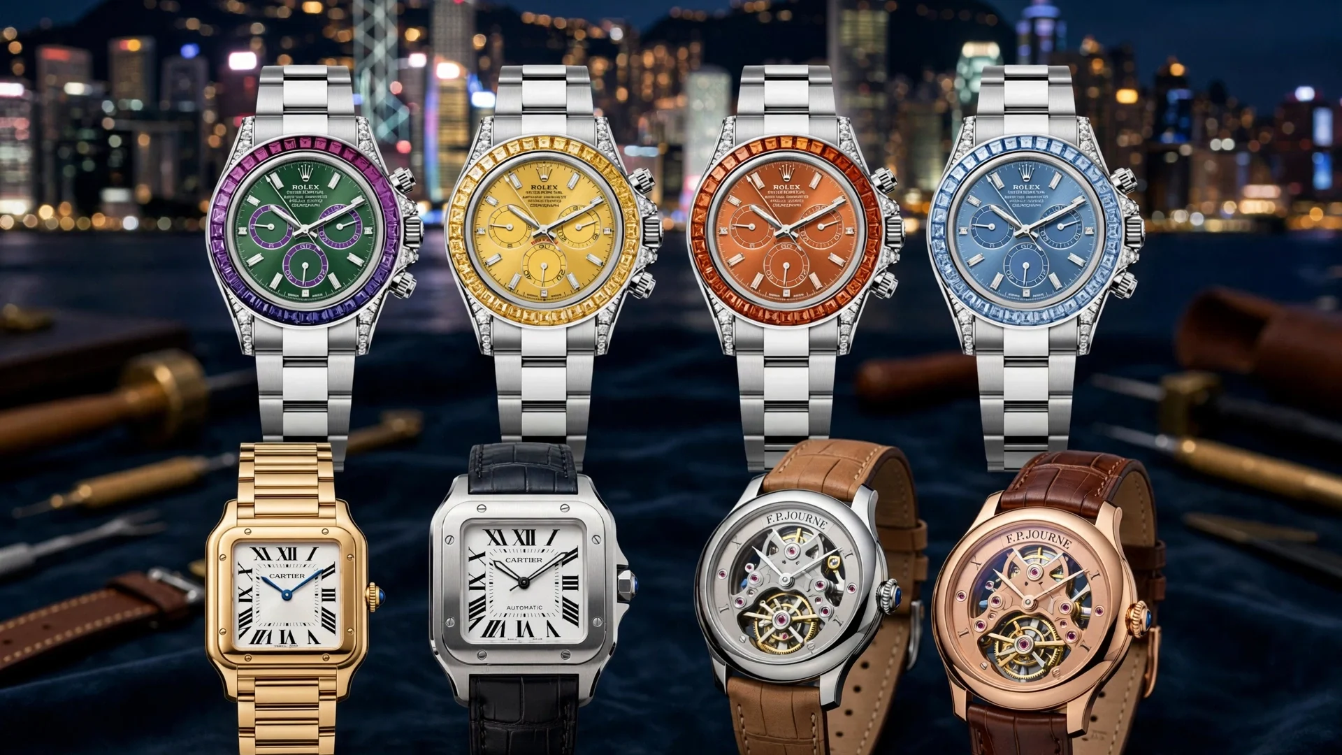 Rolex subasta 4 Daytona únicos y Journe brilla en Hong Kong