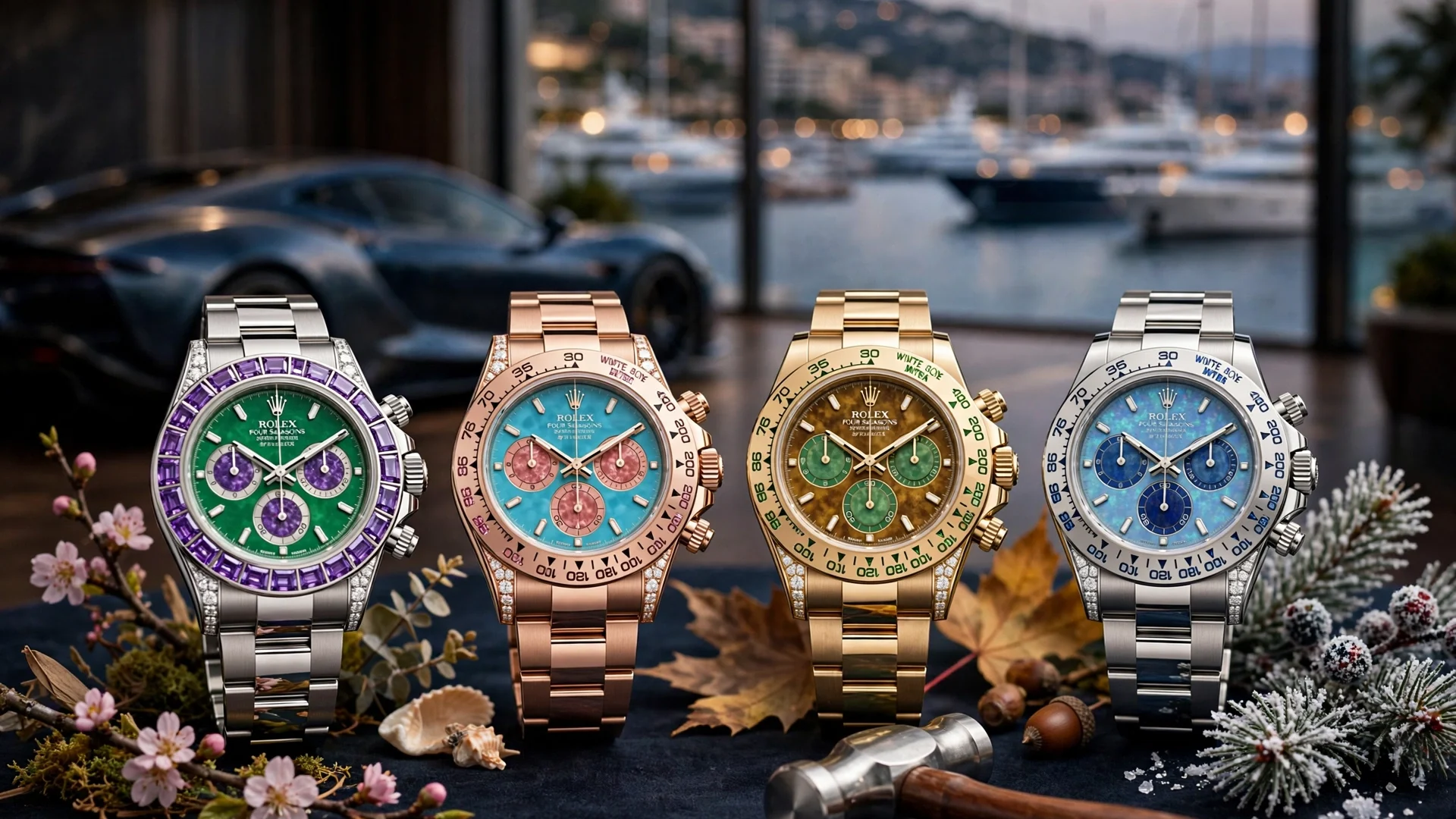 Rolex rompe su regla de oro y subasta cuatro Daytona únicos con Federer y DiCaprio