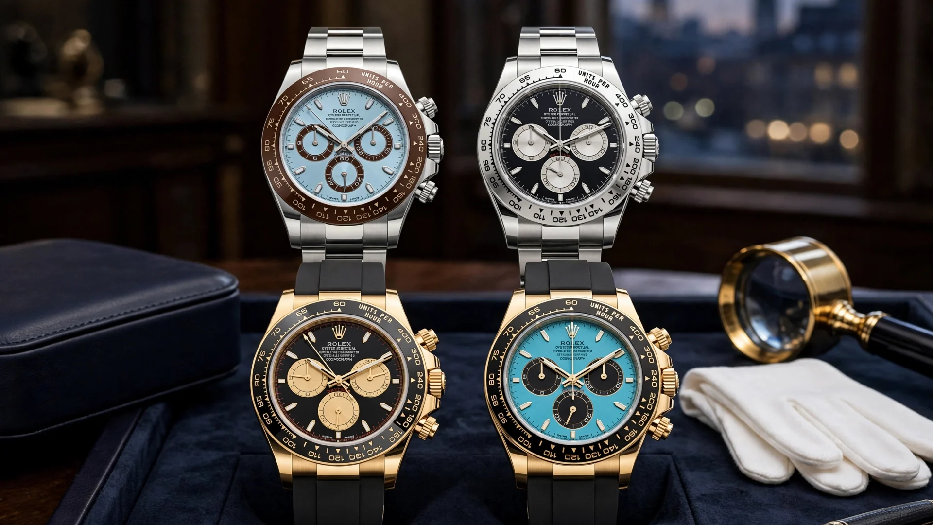 Rolex vende hoy en Londres cuatro Daytona irrepetibles con Federer y DiCaprio