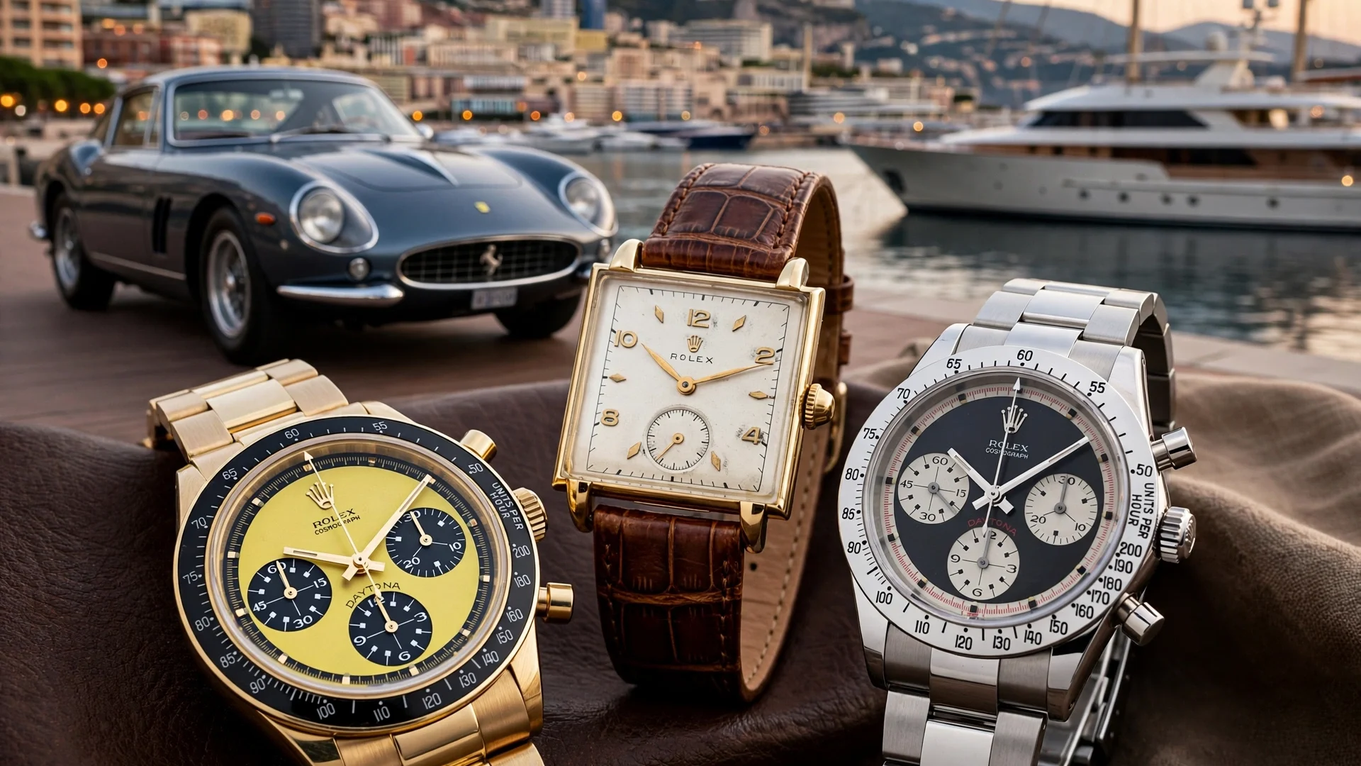 El Rolex cuadrado de 1941 y el Daytona "Lemon" único que agitan el mercado