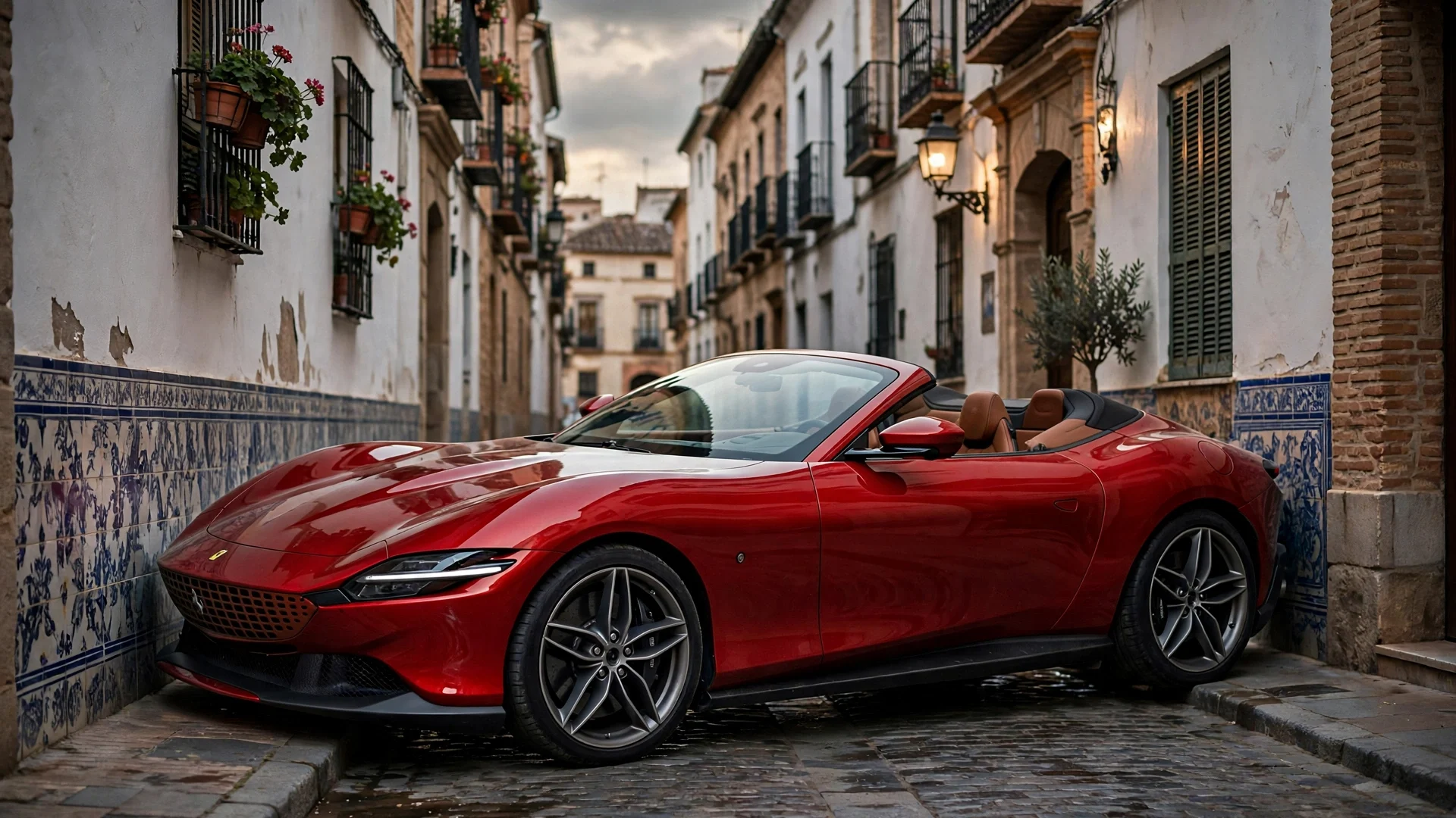 Ferrari Roma Spider atrapado en Sevilla: el vídeo que se hizo viral
